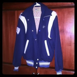 80's Varsity Cheerleaders jacket.