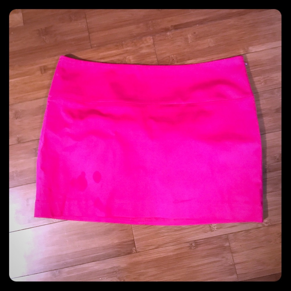 Express Hot Pink Mini Skirt