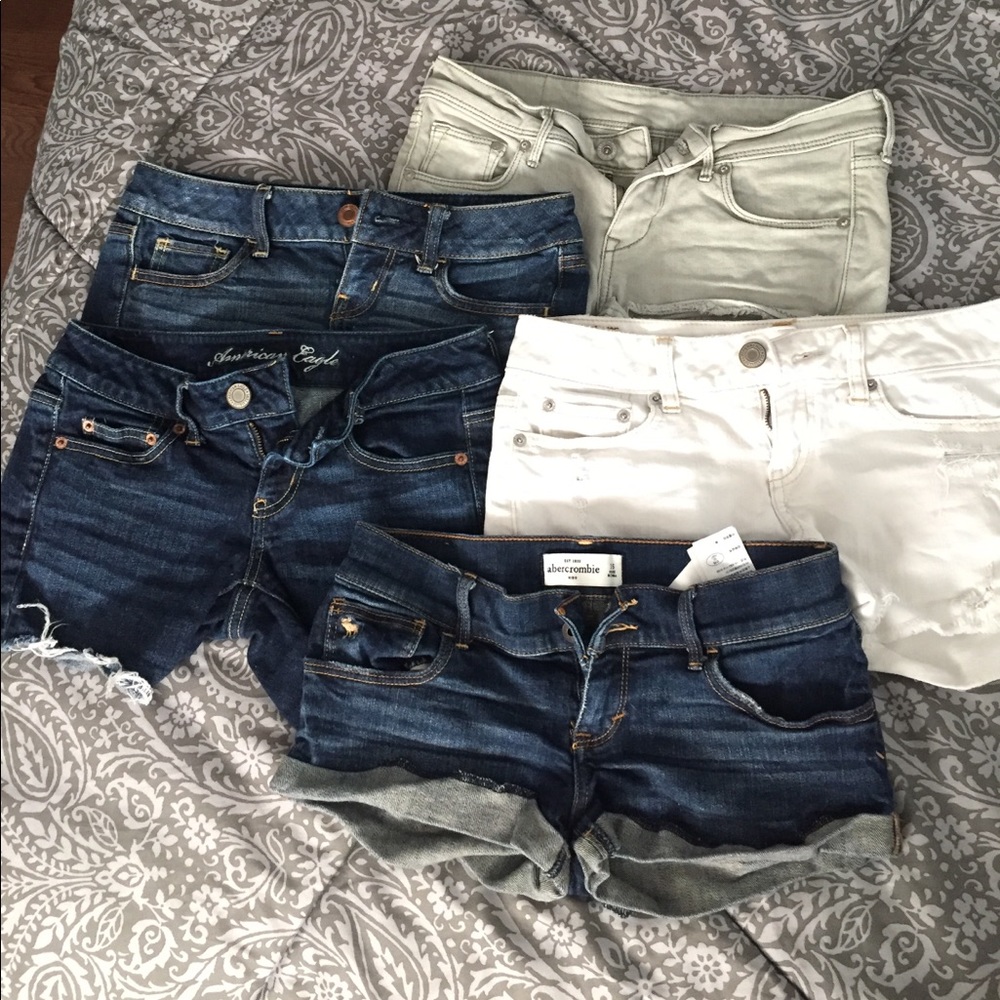 AEO, Abercrombie, H&M Brand jean shorts bundle