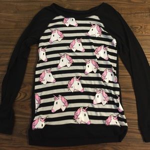 Adorable Unicorn sweater from Justice