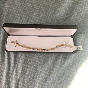 Gold Elephant Gem Bracelet