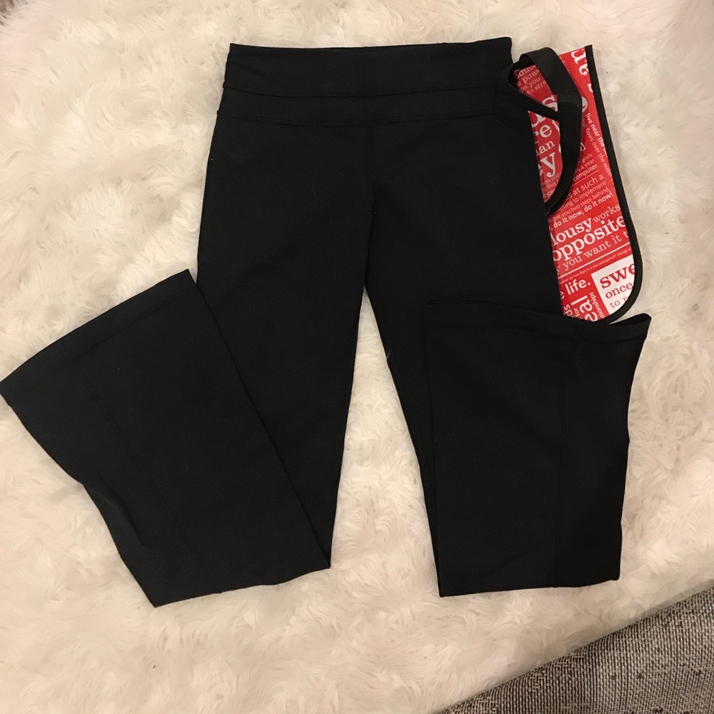 Lululemon wide leg yoga pants