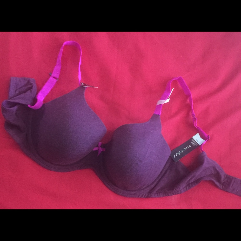 Ambrielle Natural Comfort Cotton Full Coverage Bra