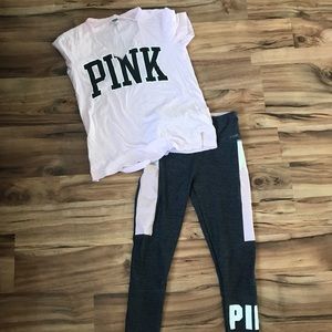 Pink room yoga set