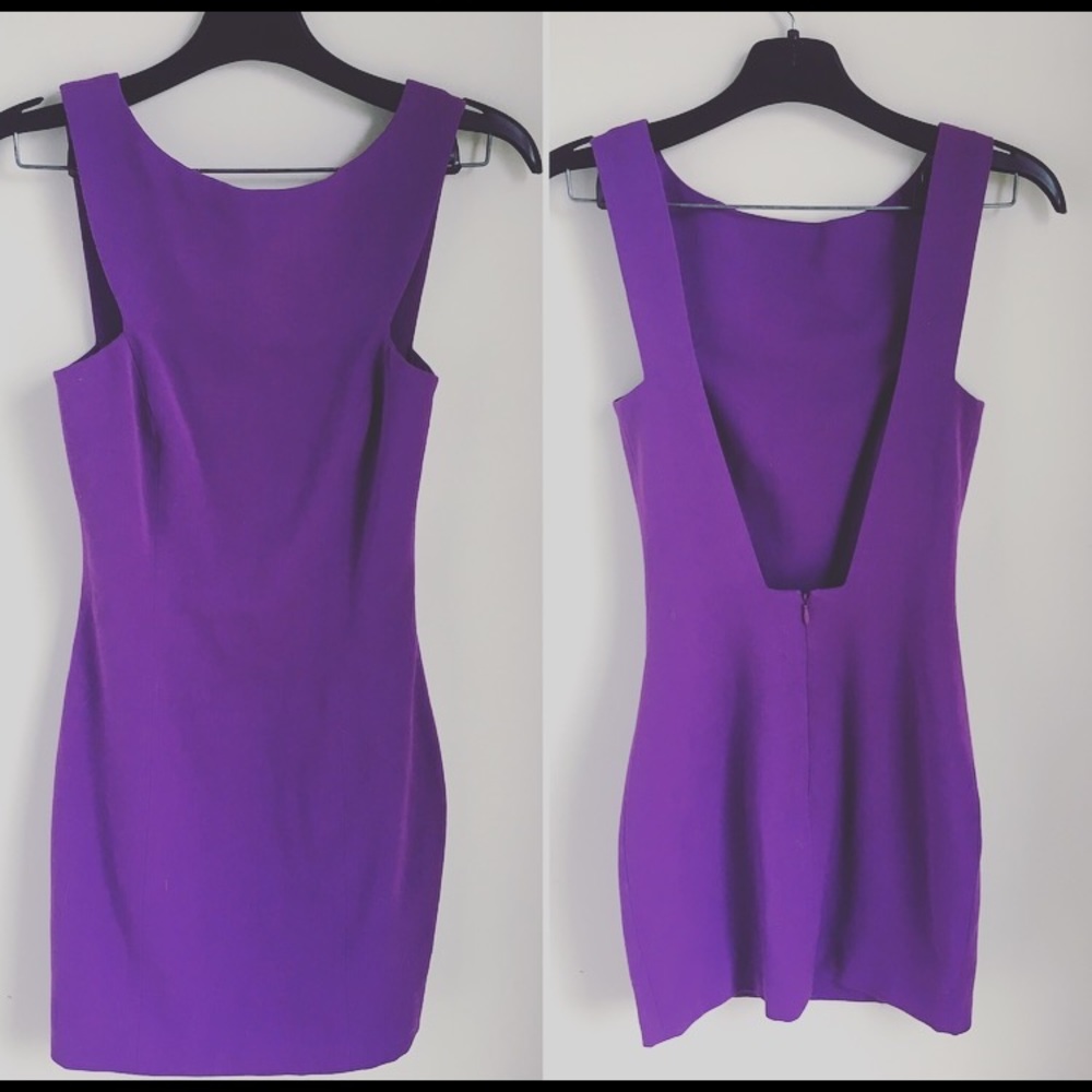 AQ/AQ purple Krate dress