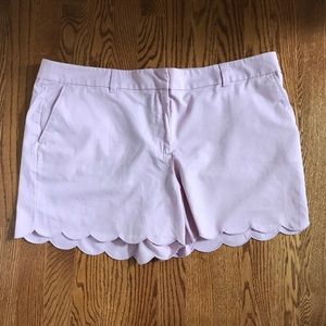 LOFT Scallop Shorts
