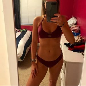 BURGUNDY BIKINI