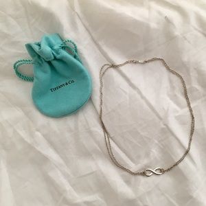 TIFFANY & CO. Sterling Silver Infinity Necklace