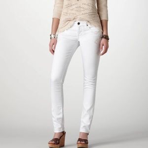 American Eagle White Straight Leg Jeans