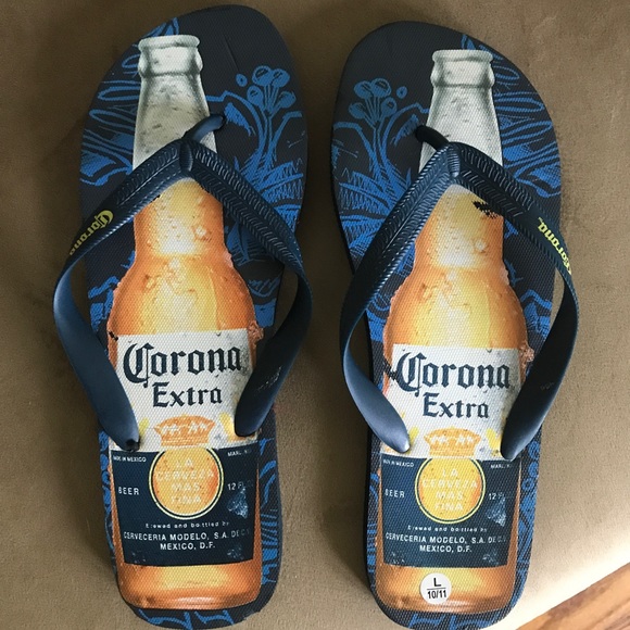 🛍MUST BUNDLE / NWT men's Corona flip flops - Picture 1 of 4