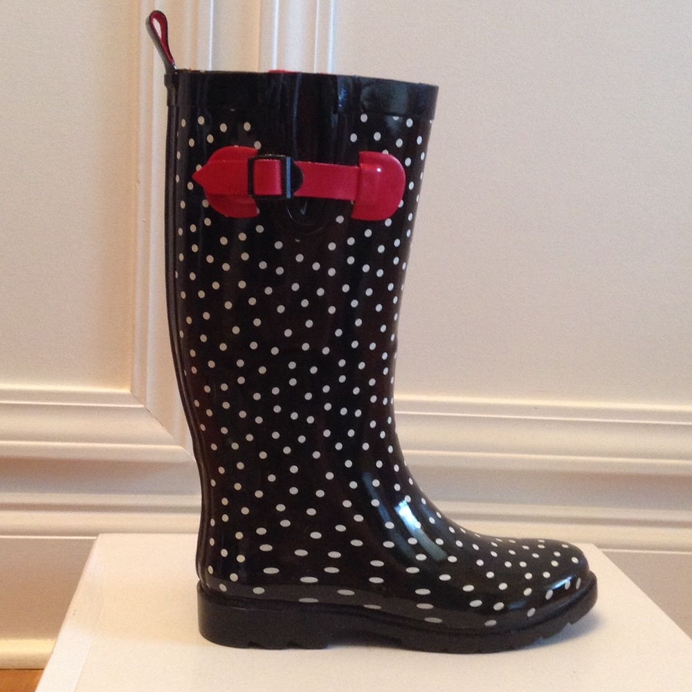 Polka Dot Rain Boots