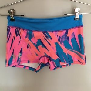 Athletic spandex shorts