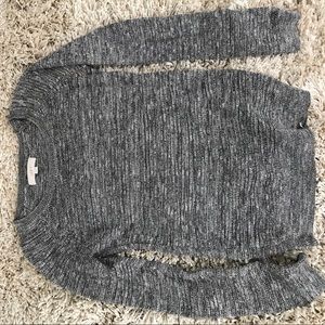 LOFT grey knit sweater