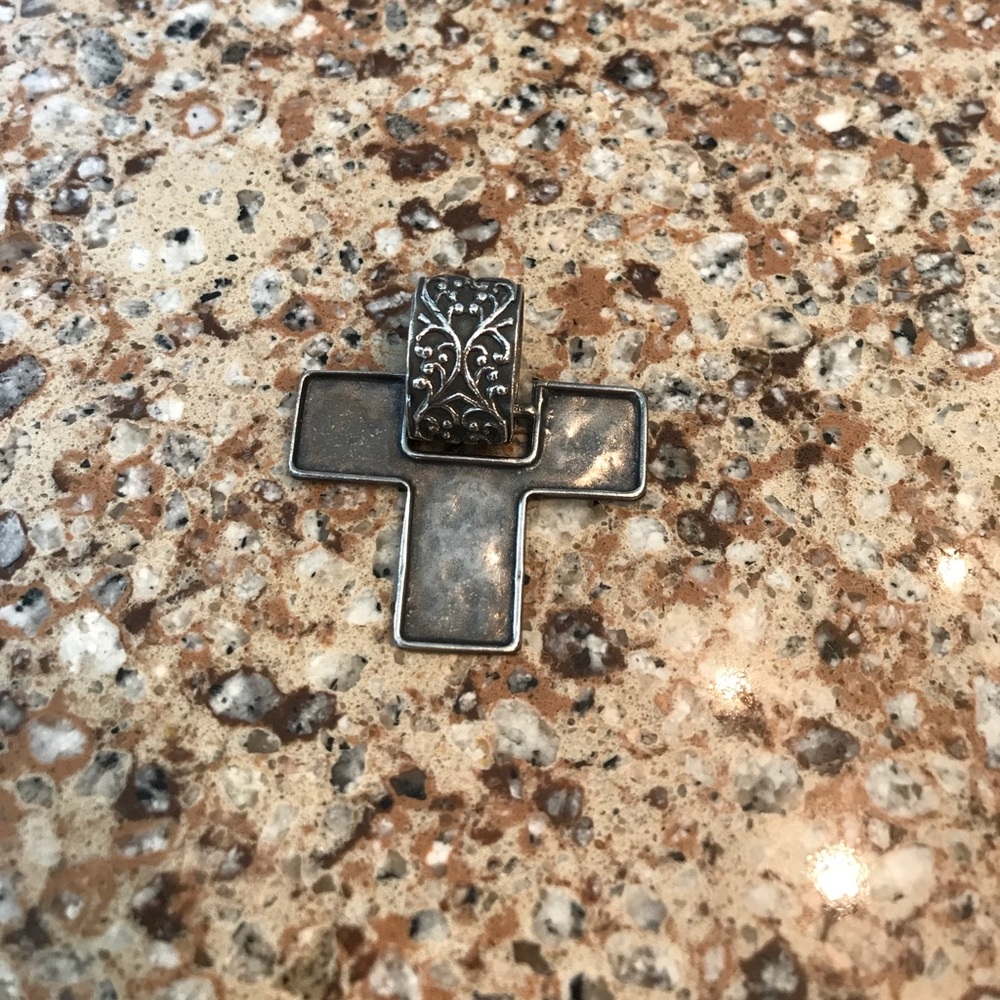 Silpada Oxidized Cross Pendant