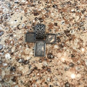 Silpada Oxidized Cross Pendant