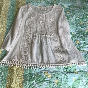 Maeva Pom Pom beaded blouse.