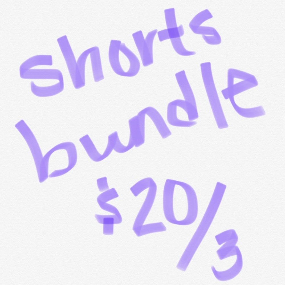 Three pairs of shorts