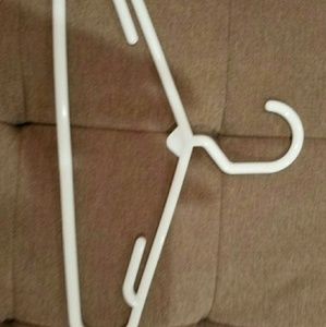 30 Childrens White Hangers