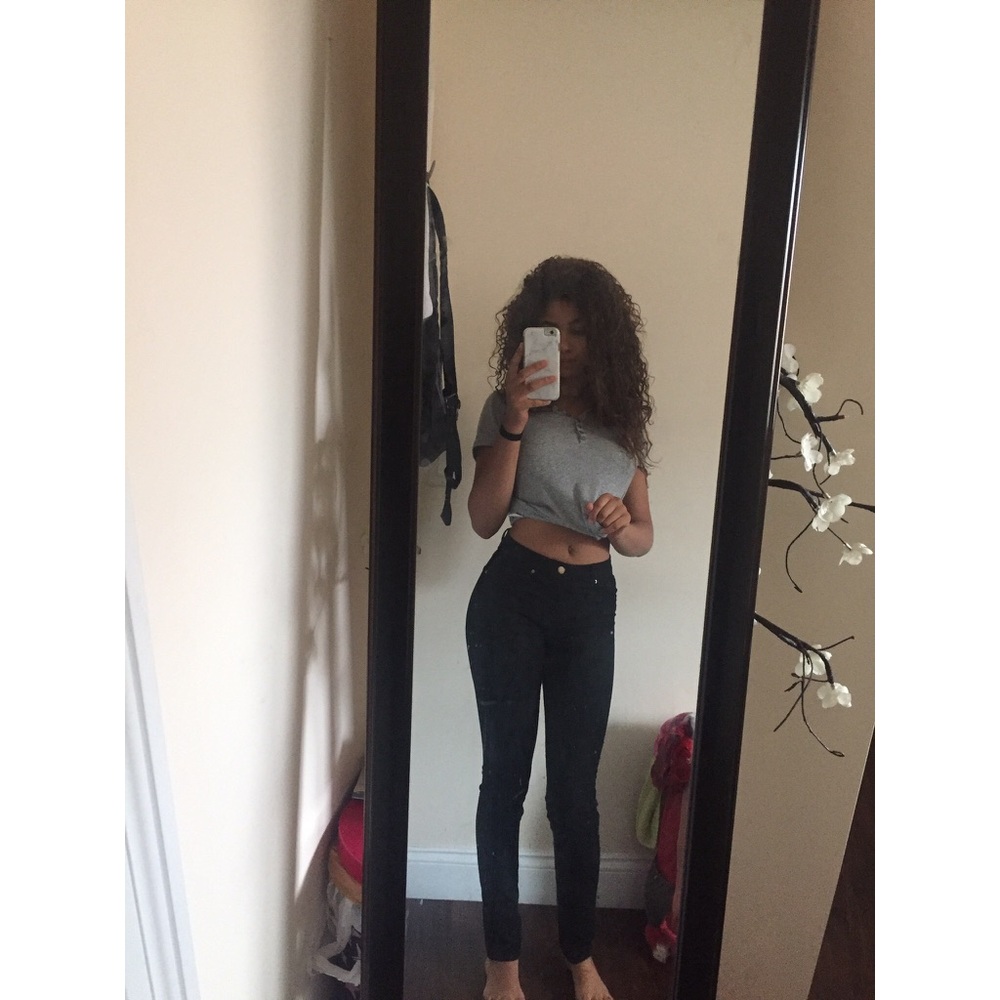 H&M Black Skinny Jeans Size 8