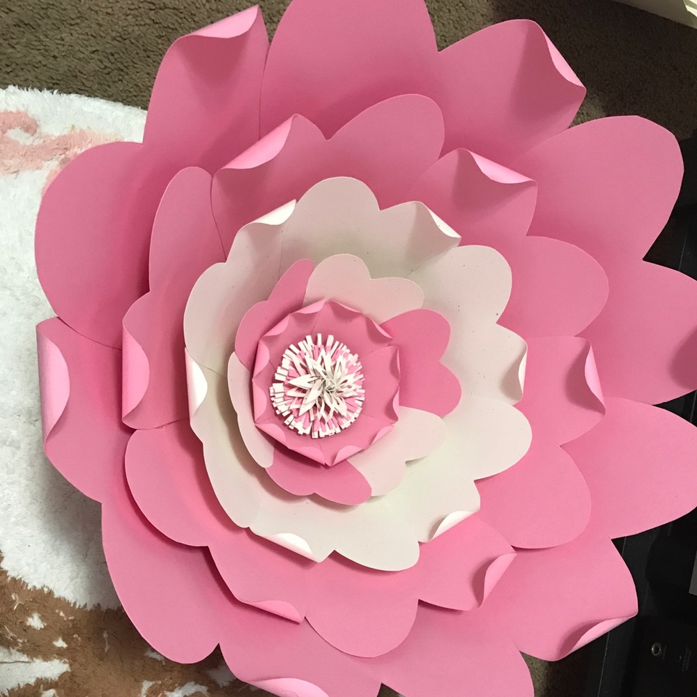 Backdrop Paper Flowers 🌺