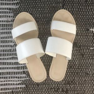 White Slide Asos Sandals Size 7.5