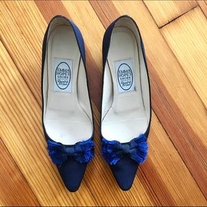 SALE ❤️Emma Hope Shoes Blue Kitten Heel