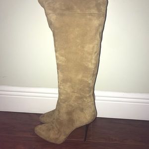 Used OTK Jimmy Choo Tan Suede Boots