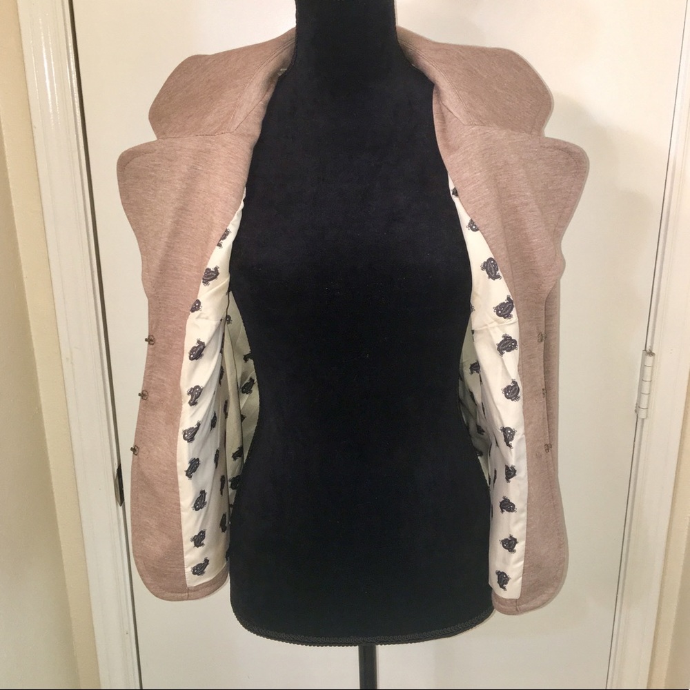 The Limited Camel Ponte Knit Blazer NWT - Picture 5 of 7