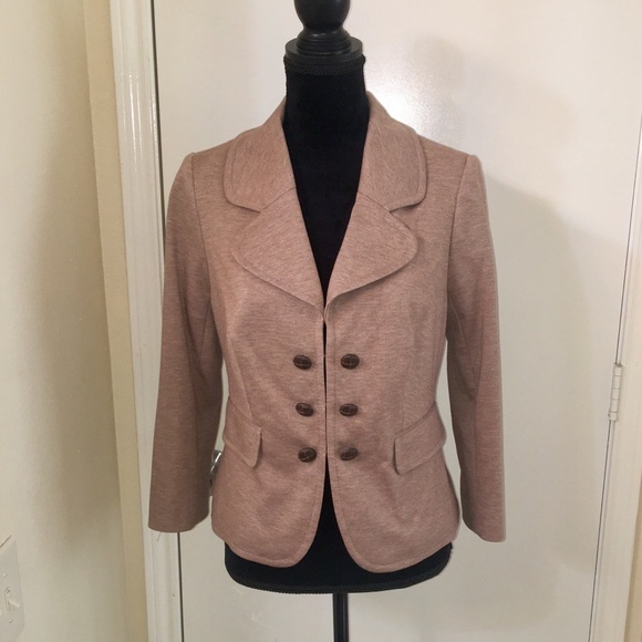 The Limited Camel Ponte Knit Blazer NWT - Picture 3 of 7