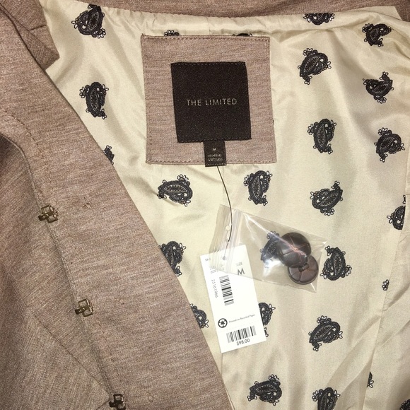 The Limited Camel Ponte Knit Blazer NWT - Picture 7 of 7