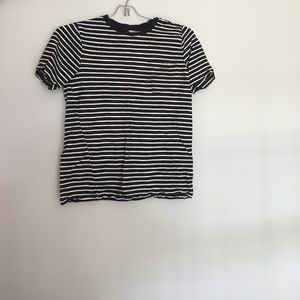 Black and white striped shirt