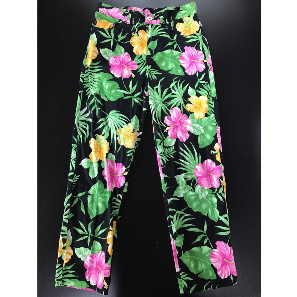 Ralph Lauren Cropped Floral Pants