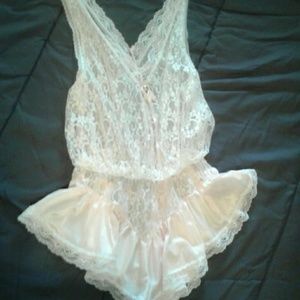 Tosca Teddy Sz S, pink Sheer and Lace