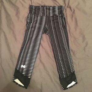 Black Under Armour Cropped Leggings XS