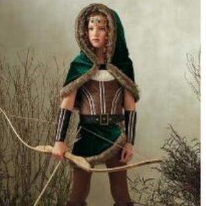 Chasing Fireflies Archer Girl costume size small