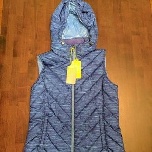 Tek Gear Hooded Bubble Vest NWT