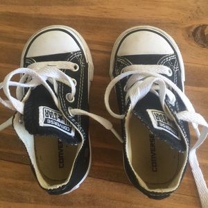 Black converse for baby