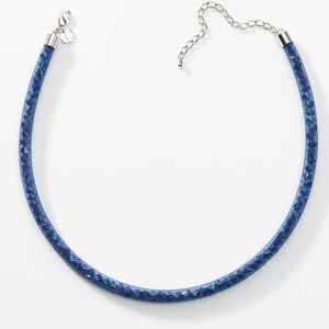 Touchstone Crystal Swarovski Posh Necklace, Cobalt