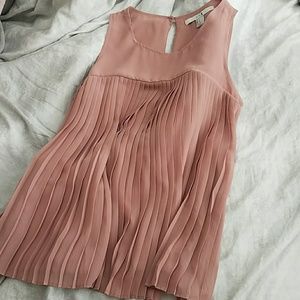 Pleated tank top
