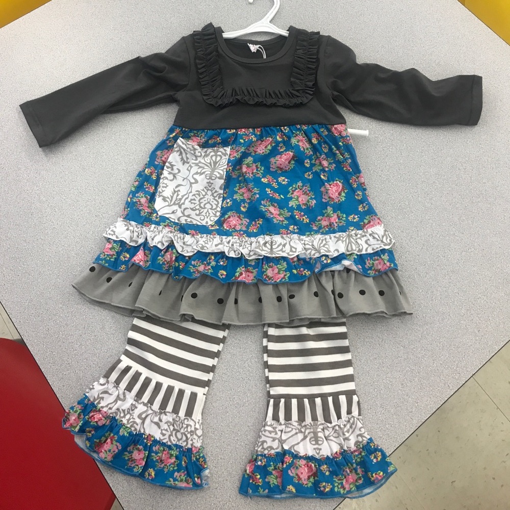 2 piece girls Fall Boutique Outfit, beautiful!