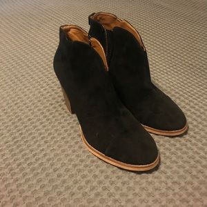 Black Suede Bootie