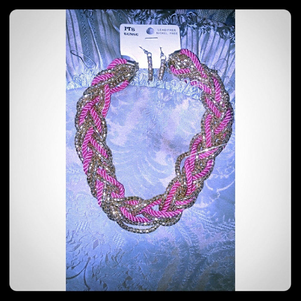 Braided Statement Necklace