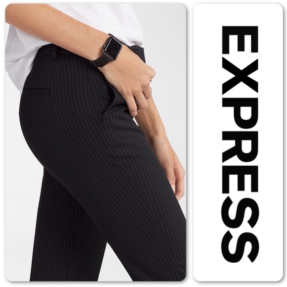 Express Editor Pinstripe Pants - Picture 1 of 3