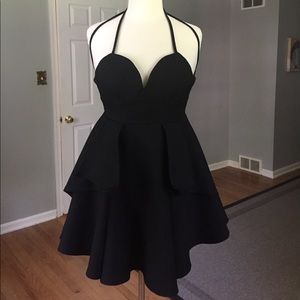 🖤 Strappy Fit and Flare Cocktail Mini Dress 🖤