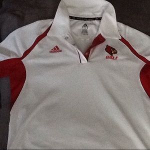 Adidas Louisville Cardinals golf shirt
