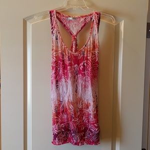 Maurices Tropical Racerback Tank Top
