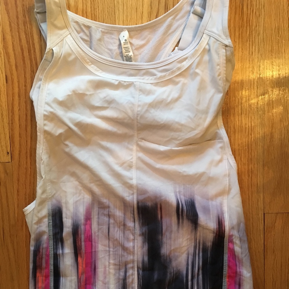 Lululemon double layer tank top