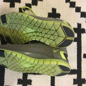 Nike Shoes - Nike free fit 2 gray and green tennis shoes Nike Shoes - Nike free fit 2 gray and green tennis shoes