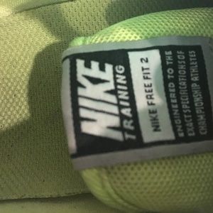 Nike Shoes - Nike free fit 2 gray and green tennis shoes Nike Shoes - Nike free fit 2 gray and green tennis shoes