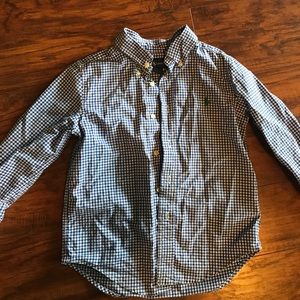 Little boys button up shirt